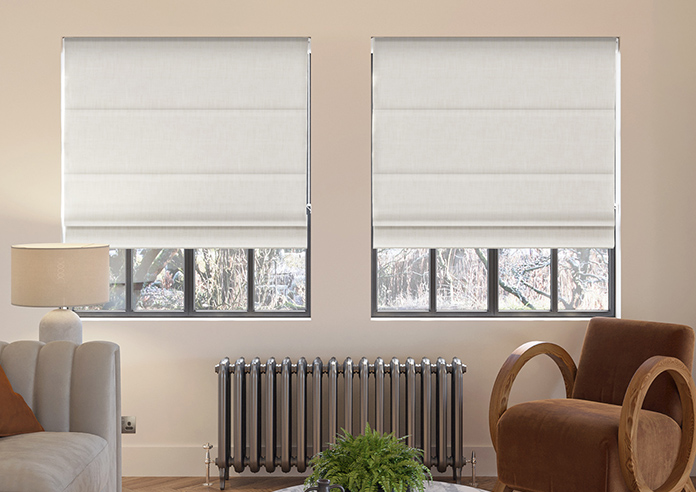 Foxford, Lambs Wool - Twist&Fit Roman Blind - Image 3